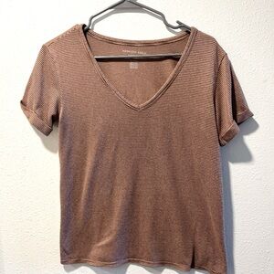 American Eagle striped short sleeve t-shirt